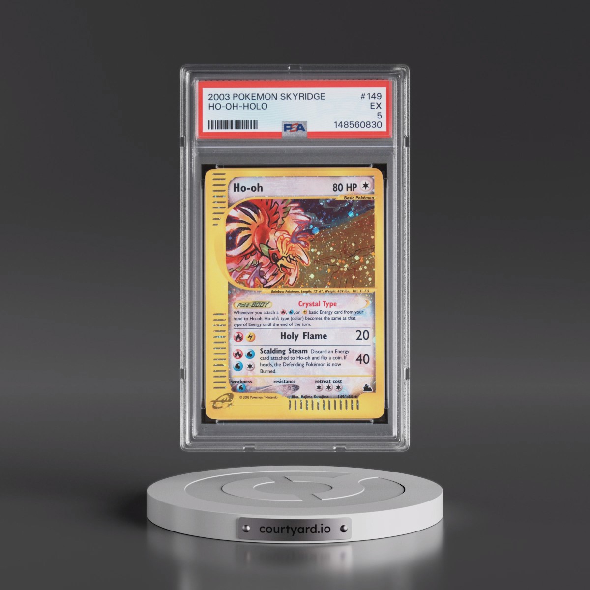 2003 Pokémon Skyridge #149 HO-Oh - Holo (PSA 5 EX)