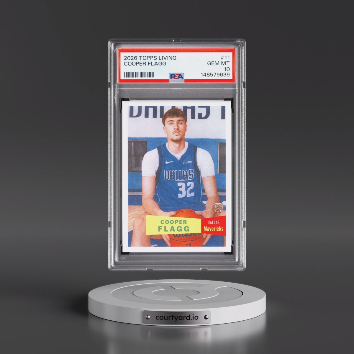 2026 Topps Living #11 Cooper Flagg (PSA 10 GEM MINT)