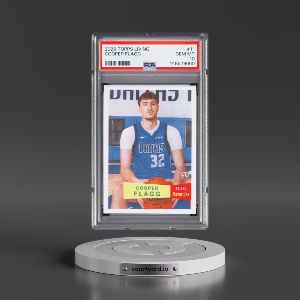 2026 Topps Living #11 Cooper Flagg (PSA 10 GEM MINT)