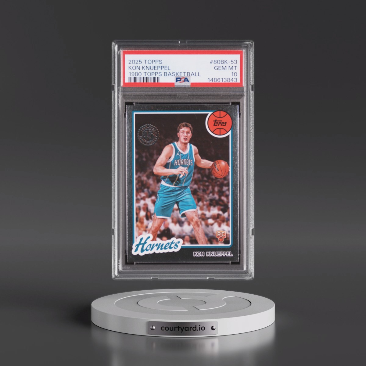 2025 Topps 1980-81 Topps Basketball #80BK-53 Kon Knueppel (PSA 10 GEM MINT)