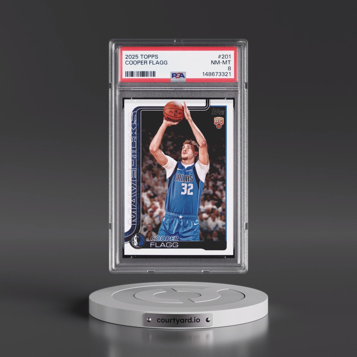 2025 Topps #201 Cooper Flagg (PSA 8 NM-MT)