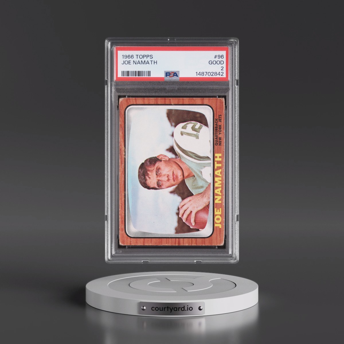 1966 Topps #96 Joe Namath (PSA 2 GOOD)