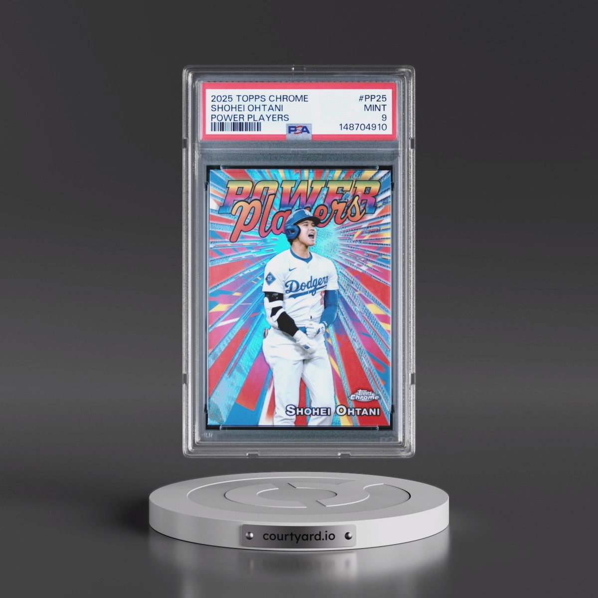 2025 Topps Chrome Power Players #PP25 Shohei Ohtani (PSA 9 MINT)