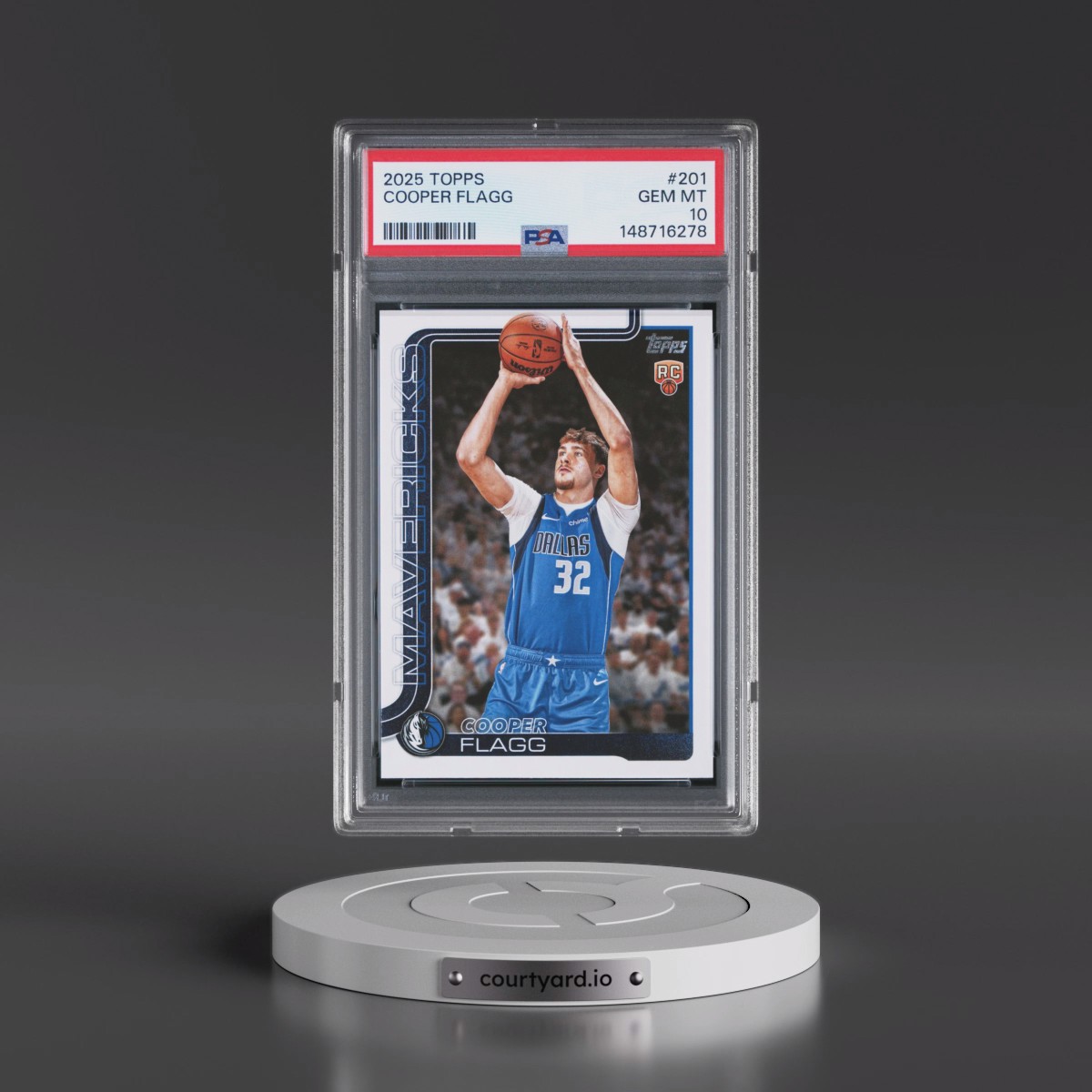 2025 Topps #201 Cooper Flagg (PSA 10 GEM MINT)
