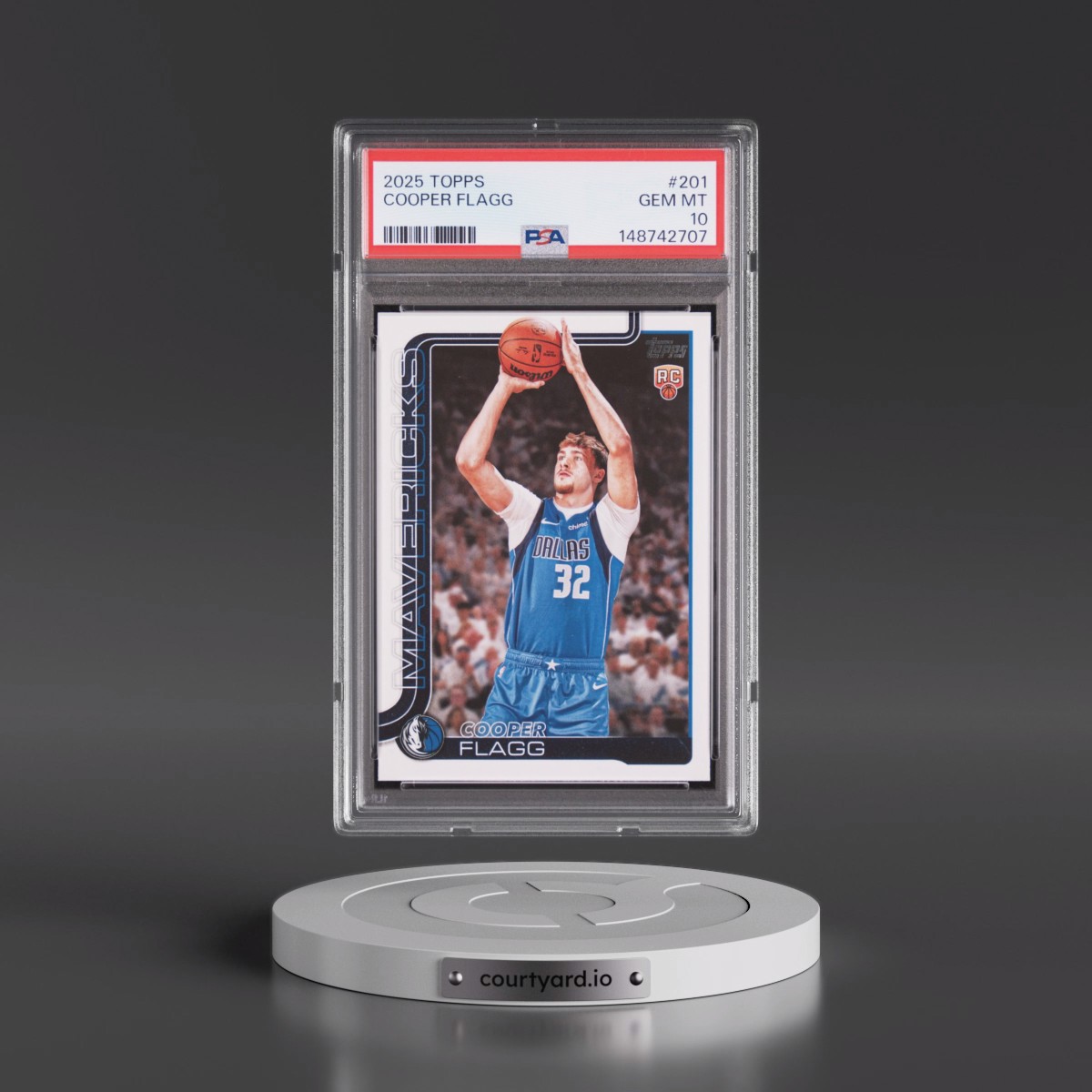 2025 Topps #201 Cooper Flagg (PSA 10 GEM MINT)