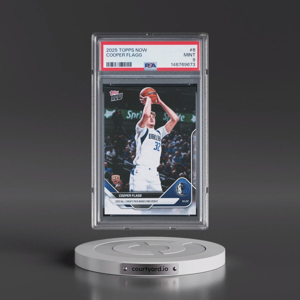 2025 Topps Now #6 Cooper Flagg (PSA 9 MINT)