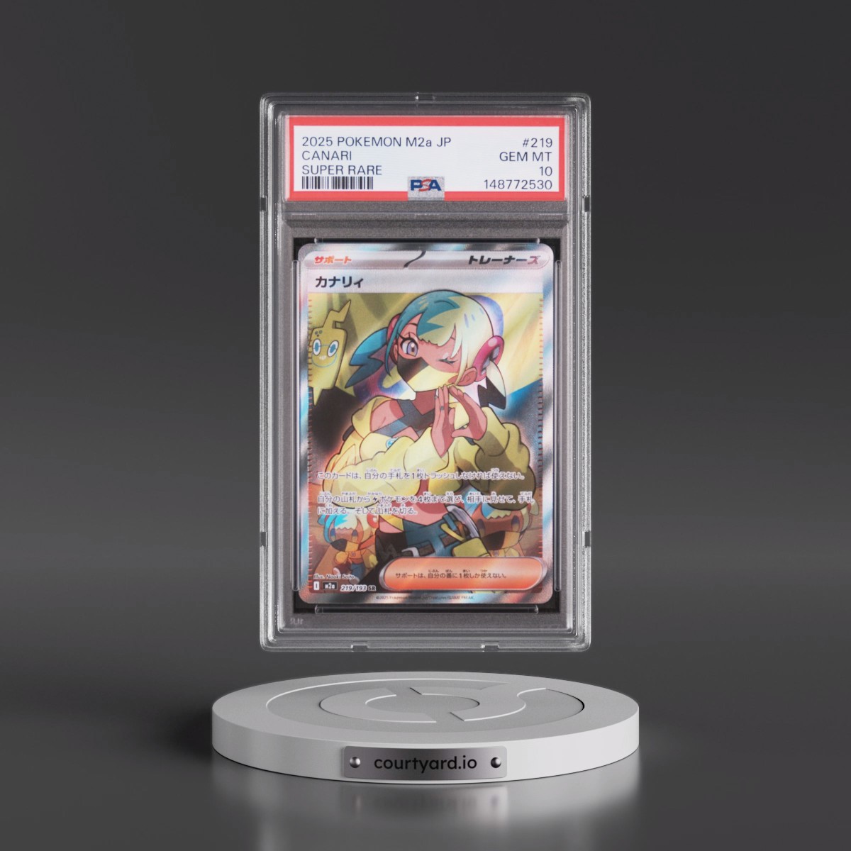 2025 Pokémon M2a-Mega Dream EX #219 Canari - Super Rare (PSA 10 GEM MINT)