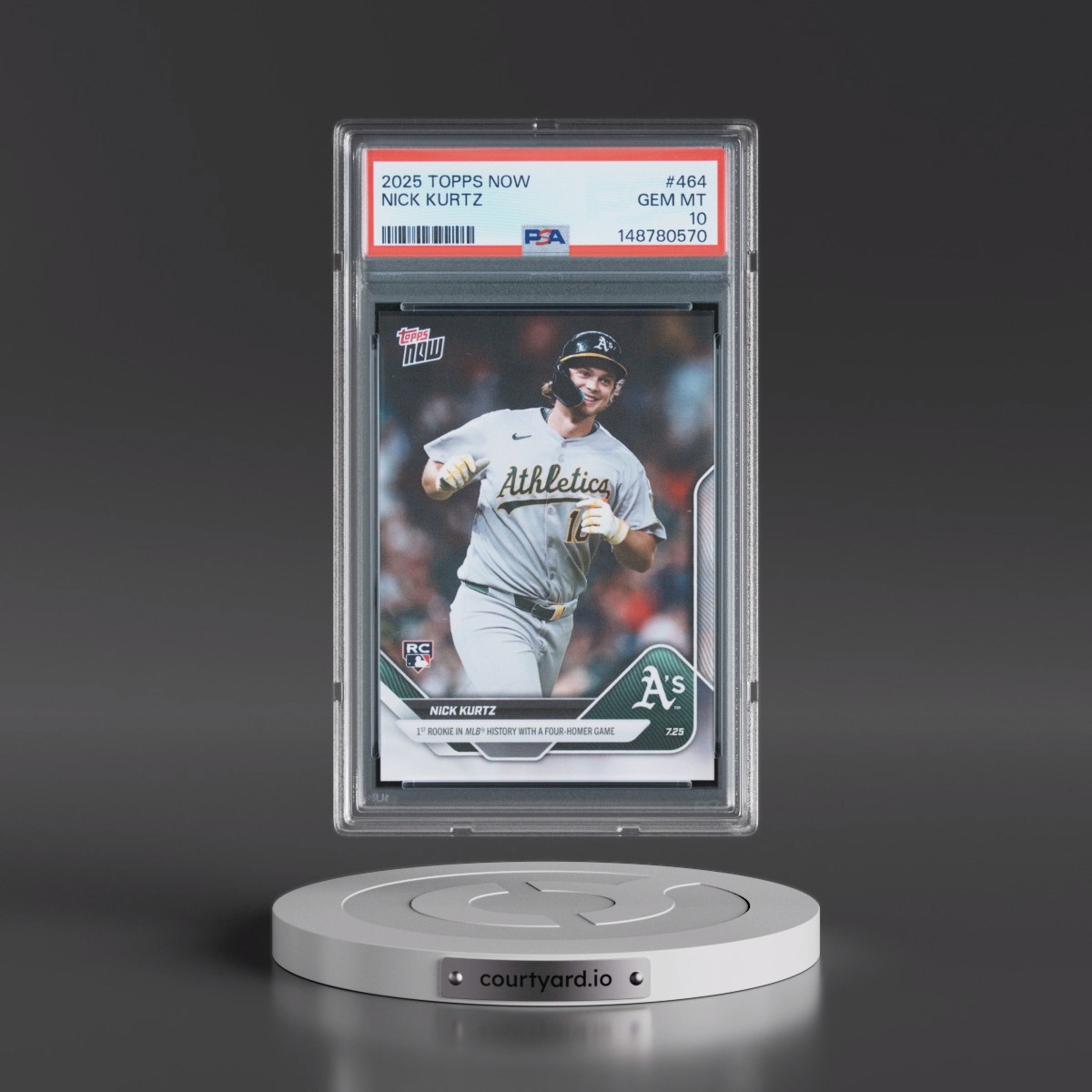 2025 Topps Now #464 Nick Kurtz (PSA 10 GEM MINT)
