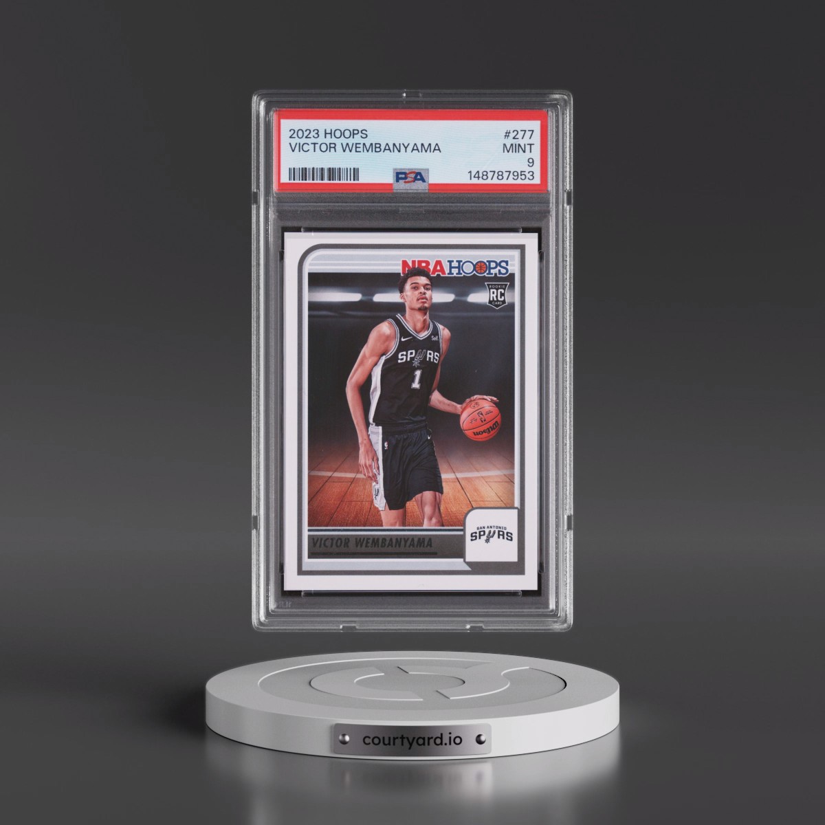 2023 Panini NBA Hoops #277 Victor Wembanyama (PSA 9 MINT)