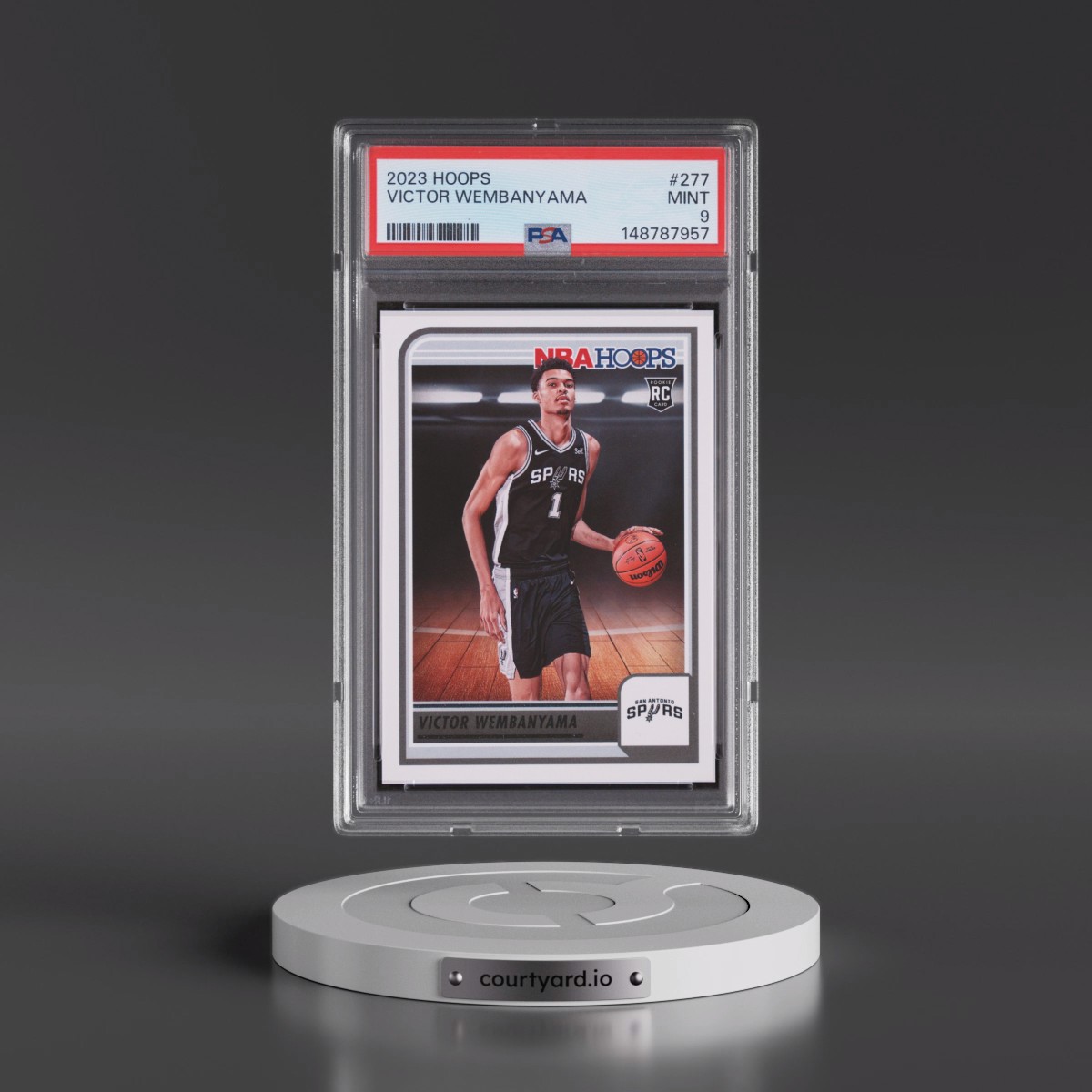 2023 Panini NBA Hoops #277 Victor Wembanyama (PSA 9 MINT)