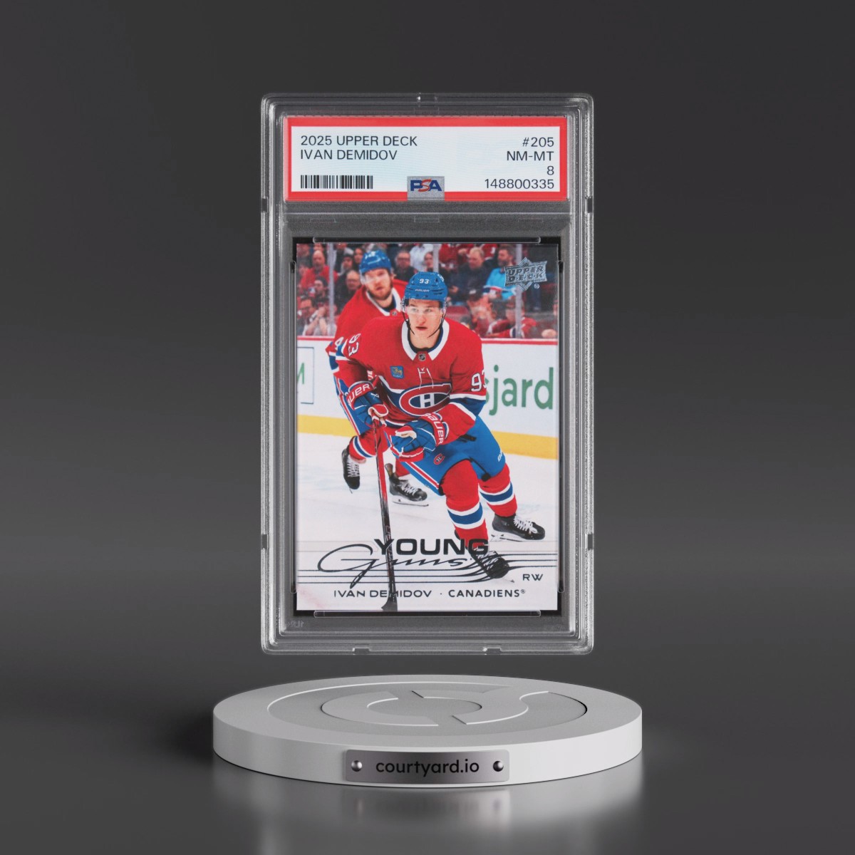 2025 Upper Deck #205 Ivan Demidov (PSA 8 NM-MT)