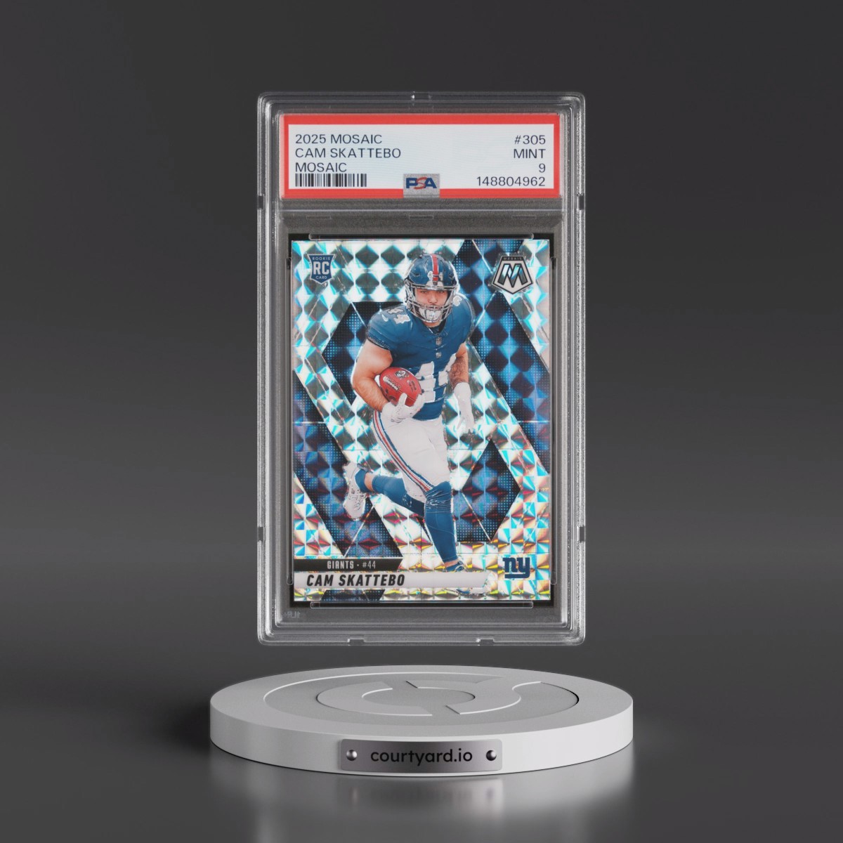 2025 Panini Mosaic #305 Cam Skattebo - Mosaic (PSA 9 MINT)