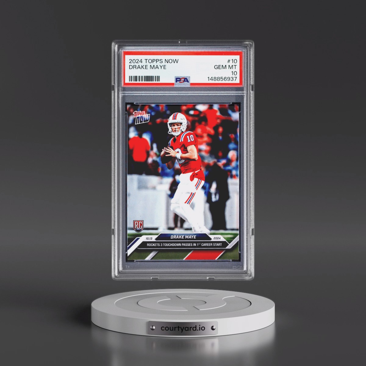 2024 Topps Now #10 Drake Maye (PSA 10 GEM MINT)