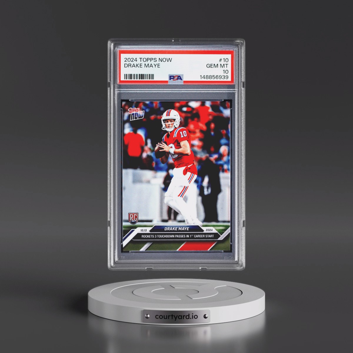 2024 Topps Now #10 Drake Maye (PSA 10 GEM MINT)