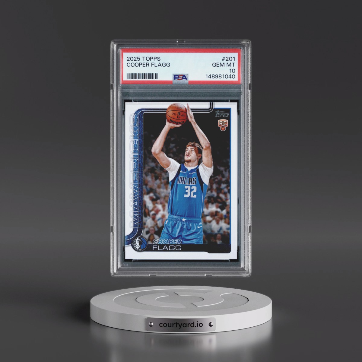 2025 Topps #201 Cooper Flagg (PSA 10 GEM MINT)