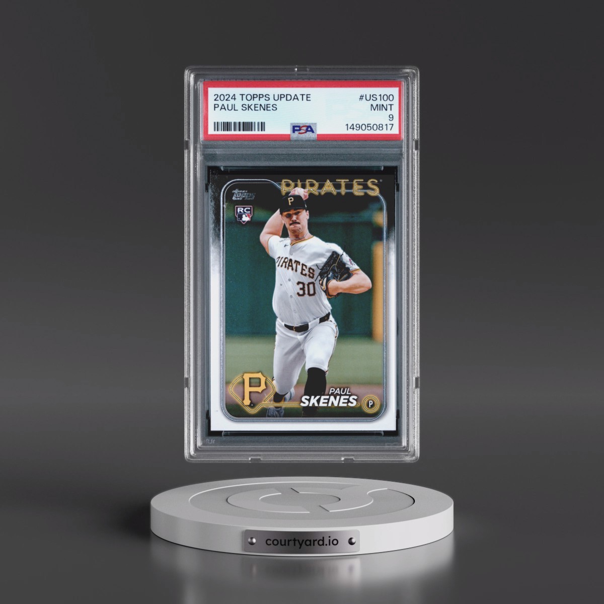 2024 Topps Update #US100 Paul Skenes (PSA 9 MINT)