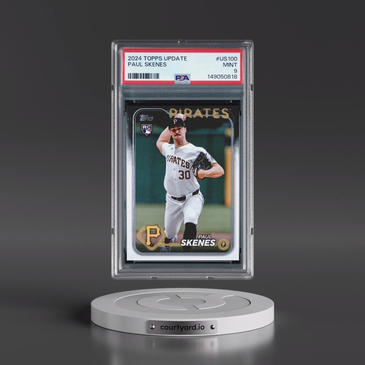 2024 Topps Update #US100 Paul Skenes (PSA 9 MINT)
