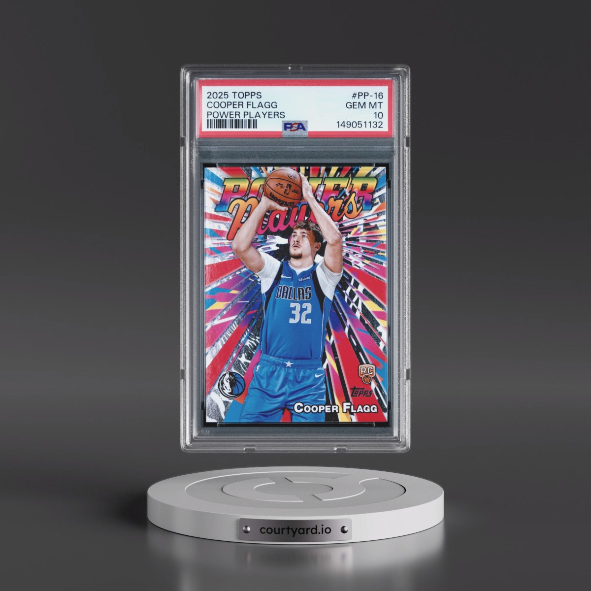 2025 Topps Power Players #PP-16 Cooper Flagg (PSA 10 GEM MINT)