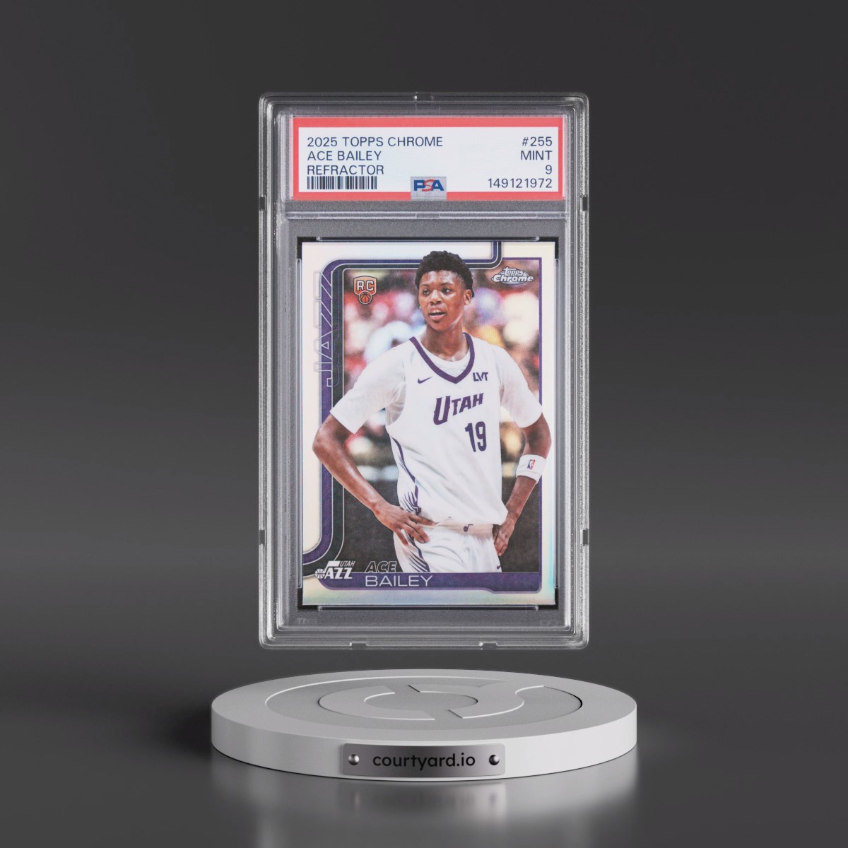 2025 Topps Chrome #255 Ace Bailey - Refractor (PSA 9 MINT)
