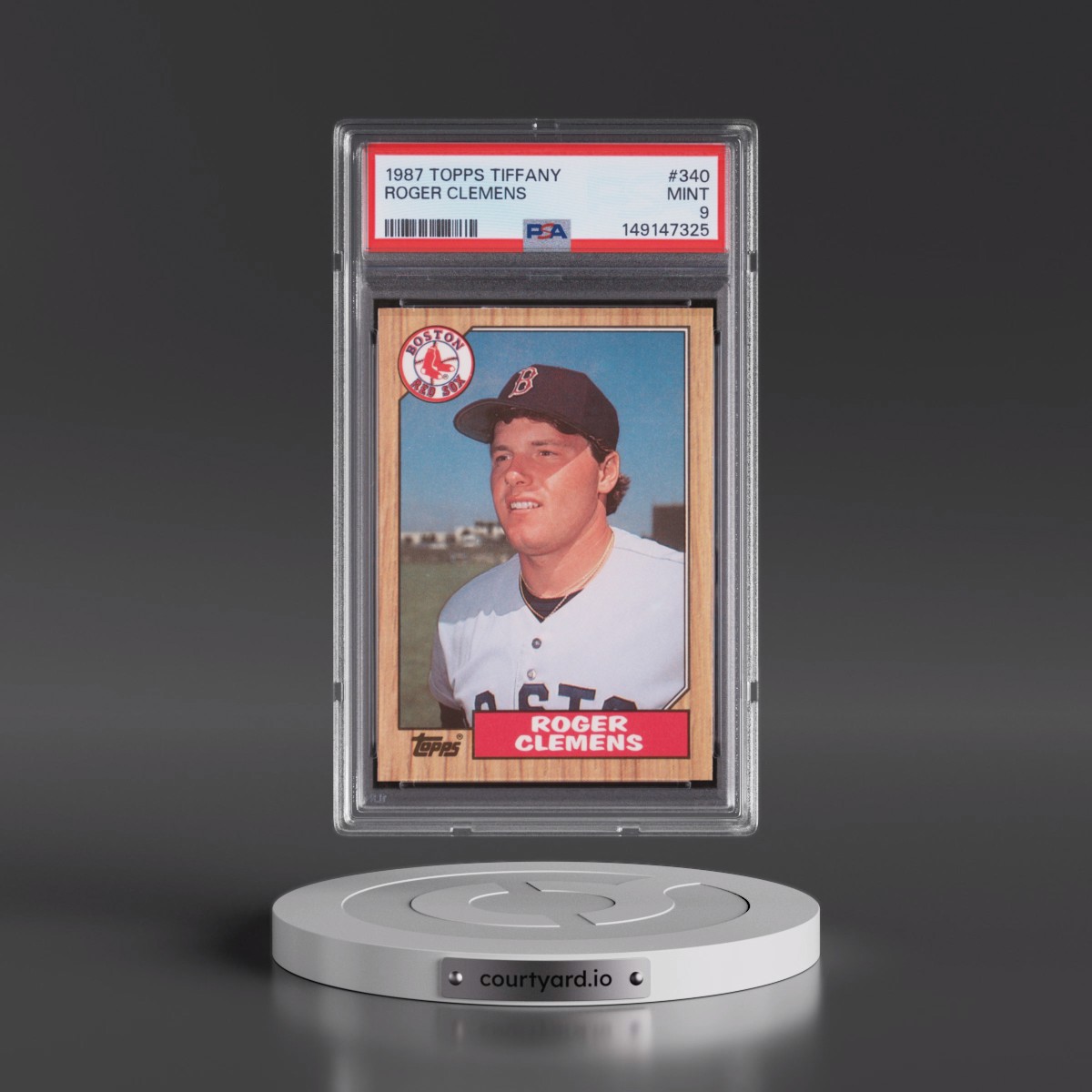 1987 Topps Tiffany Roger Clemens #340 PSA 9