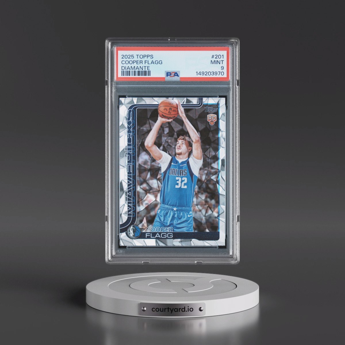 2025 Topps #201 Cooper Flagg - Diamante (PSA 9 MINT)