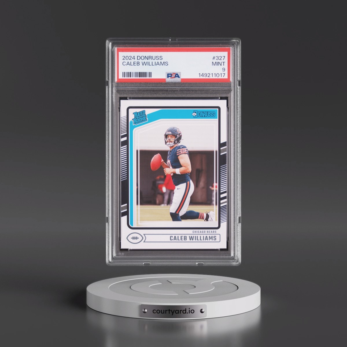 2024 Panini Donruss #327 Caleb Williams (PSA 9 MINT)