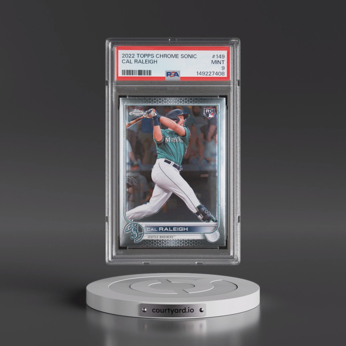 2022 Topps Chrome Sonic #149 Cal Raleigh (PSA 9 MINT)