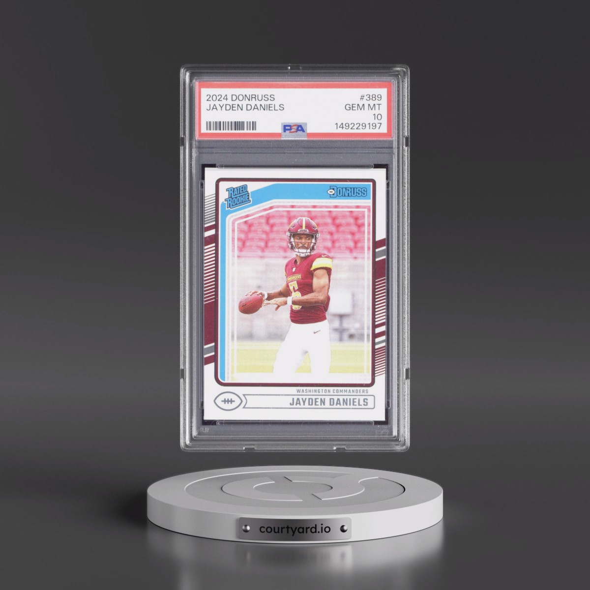 2024 Panini Donruss #389 Jayden Daniels (PSA 10 GEM MINT)