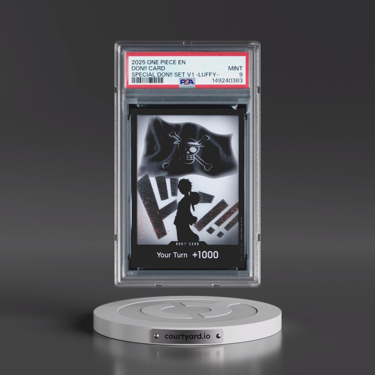2025 One Piece Promos Don!! Card - Special Don!! Set Vol.1 -Luffy PSA 9