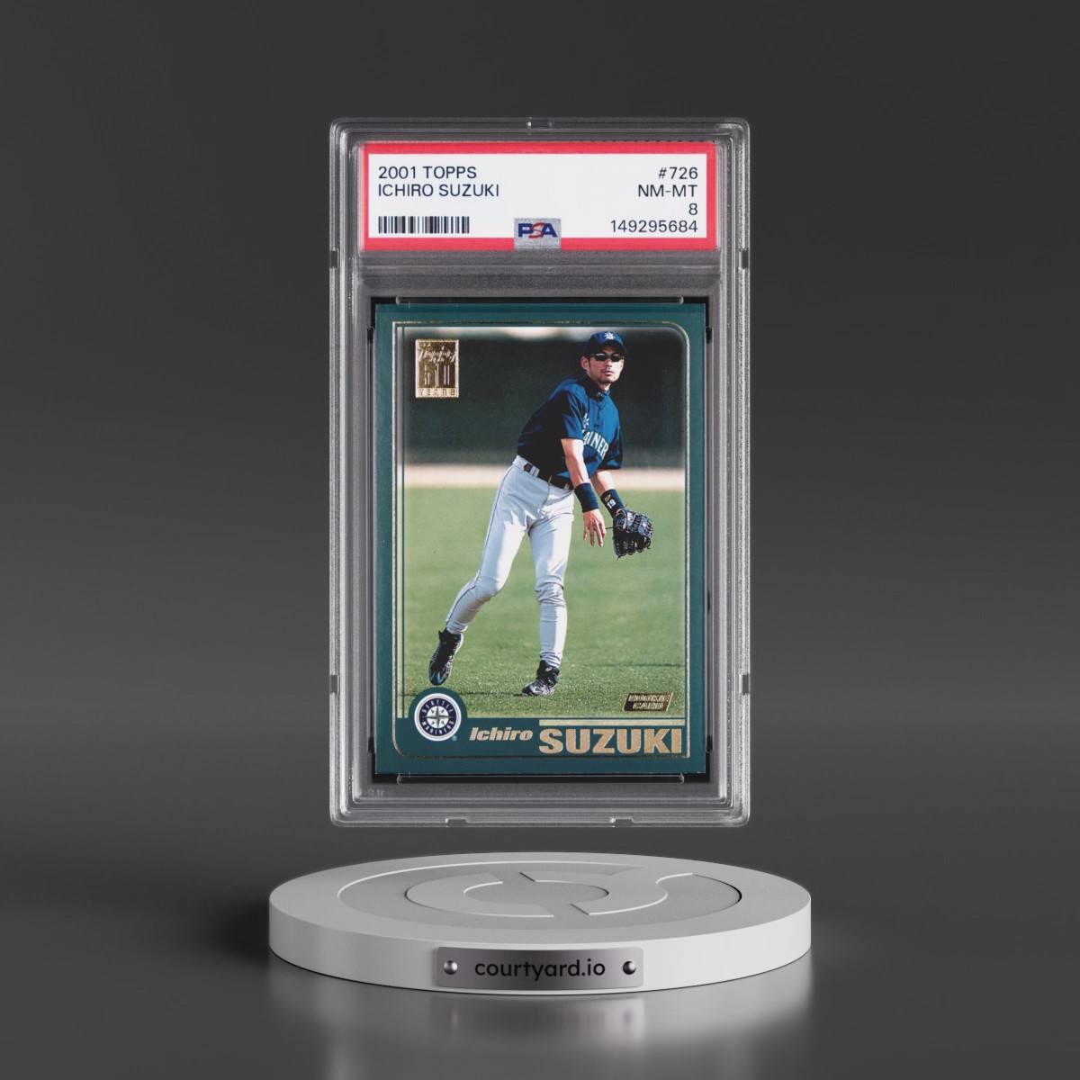 2001 Topps #726 Ichiro Suzuki (PSA 8 NM-MT)