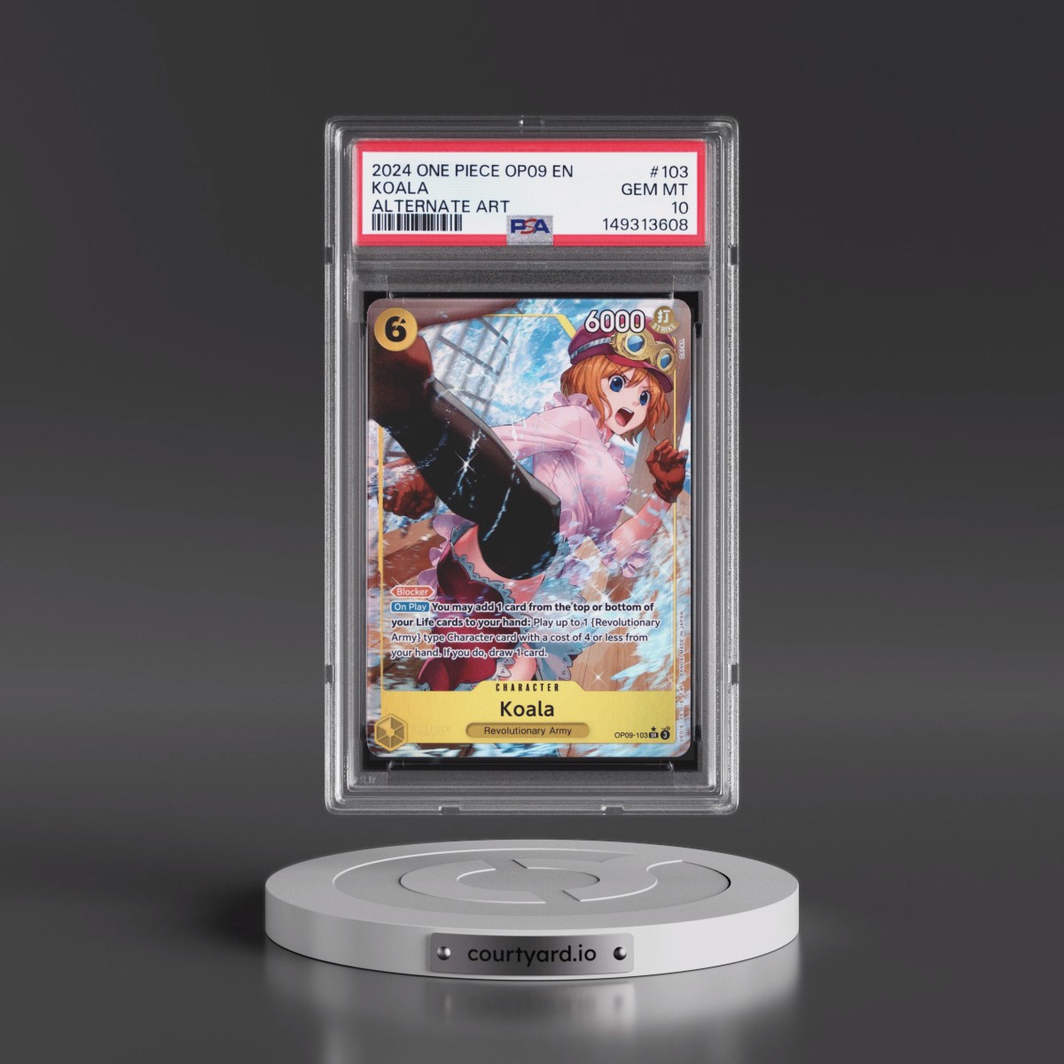 2024 One Piece OP09-Emperors in the New World #103 Koala - Alternate Art (PSA 10 GEM MINT)
