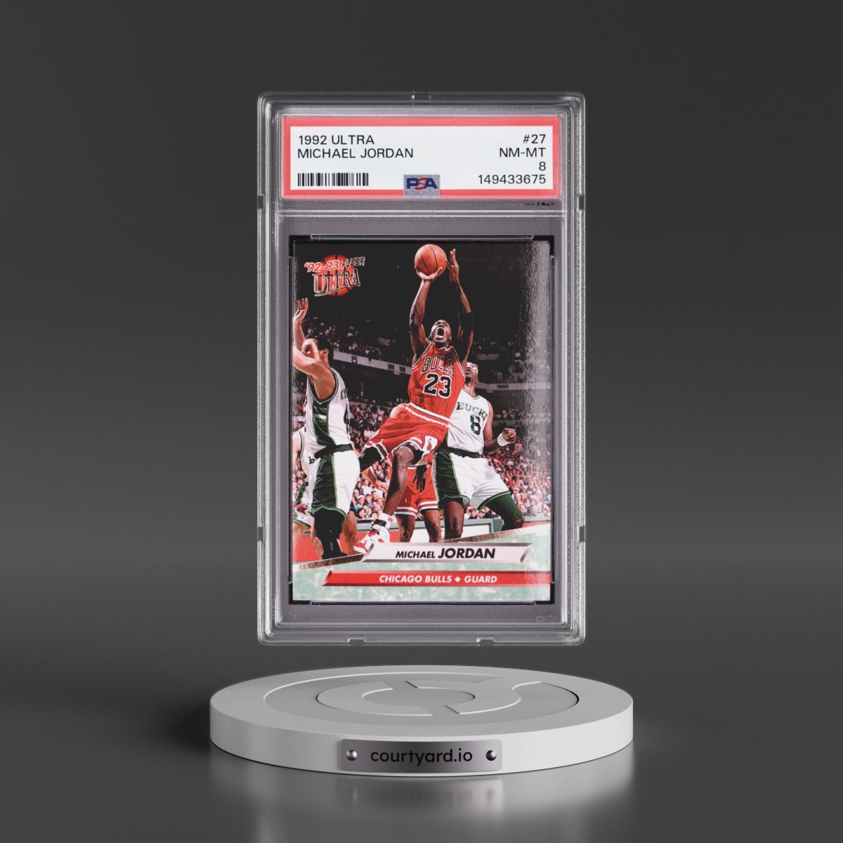 1992 Ultra Michael Jordan #27 PSA 8
