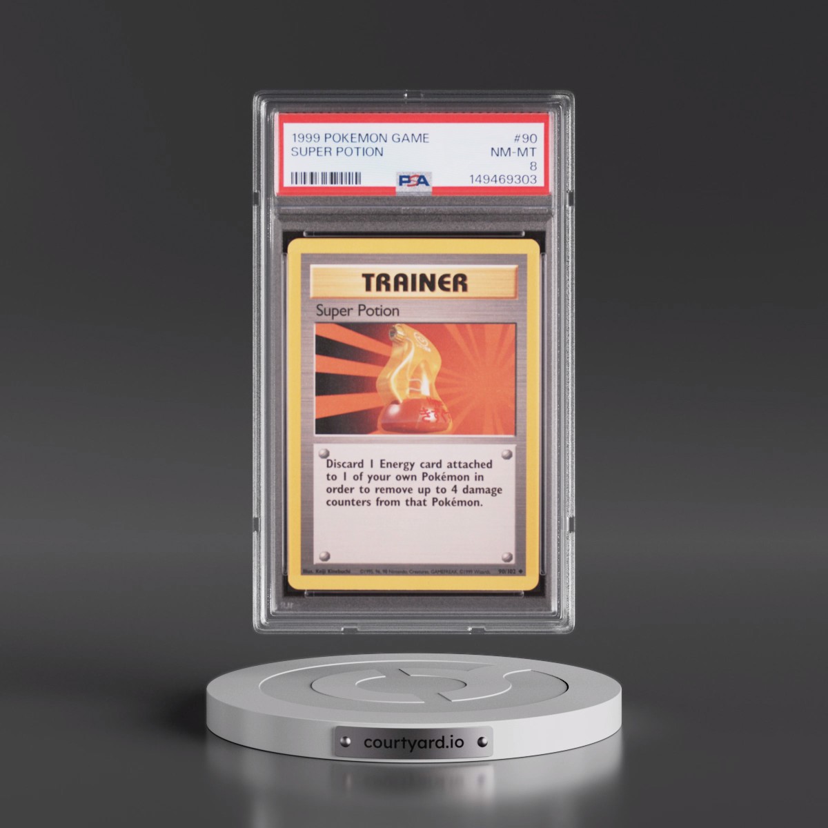 1999 Pokémon Game #90 Super Potion (PSA 8 NM-MT)