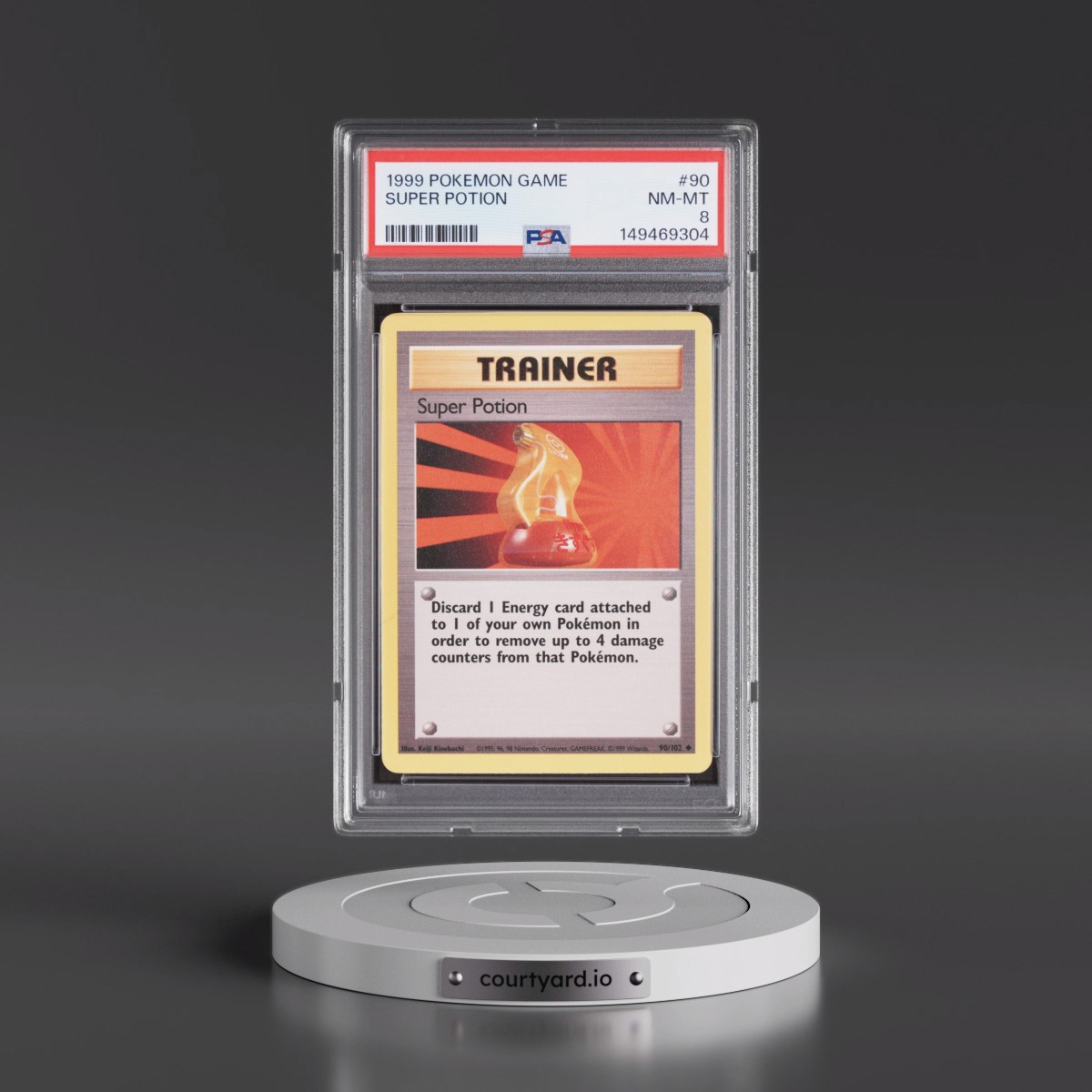1999 Pokémon Game #90 Super Potion (PSA 8 NM-MT)