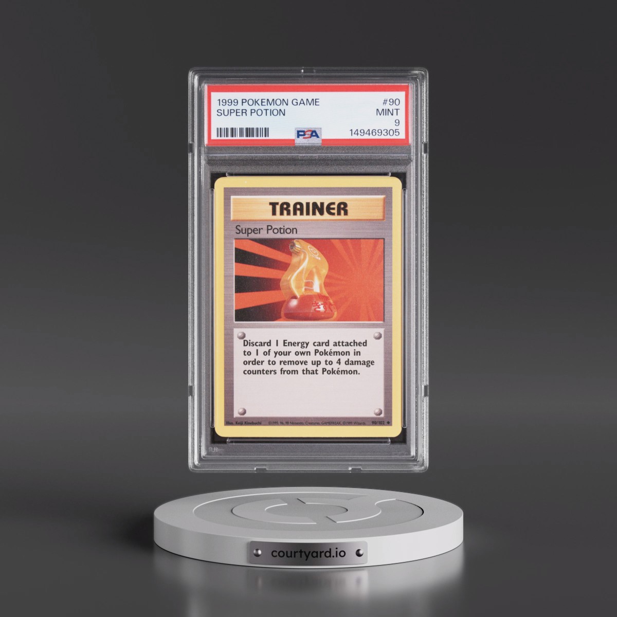 1999 Pokémon Game #90 Super Potion (PSA 9 MINT)