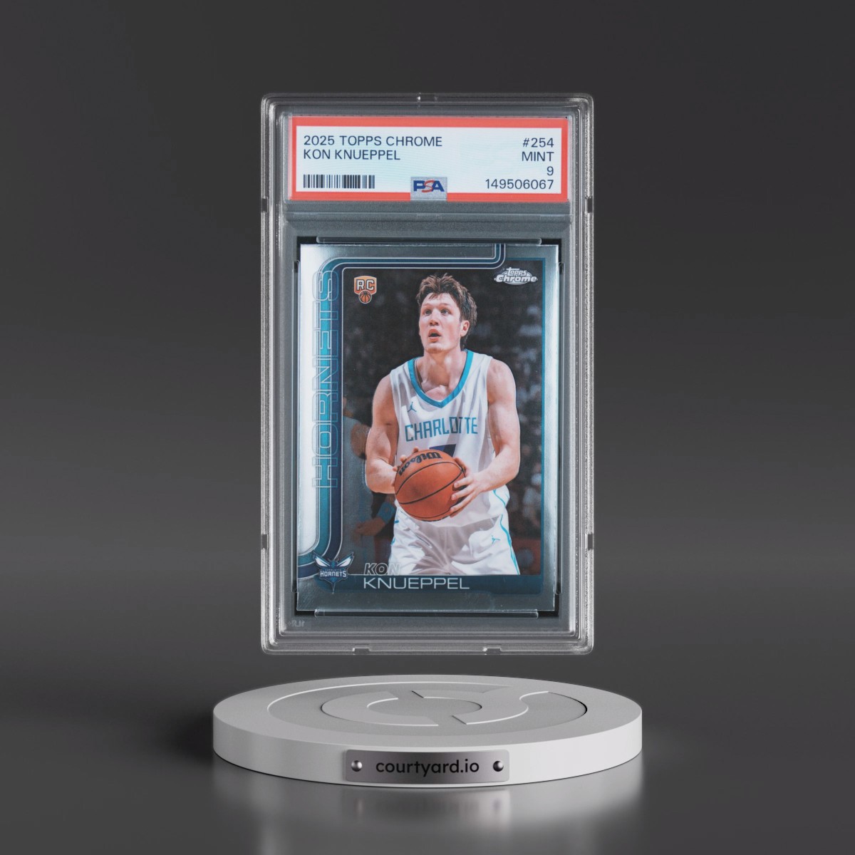 2025 Topps Chrome #254 Kon Knueppel (PSA 9 MINT)
