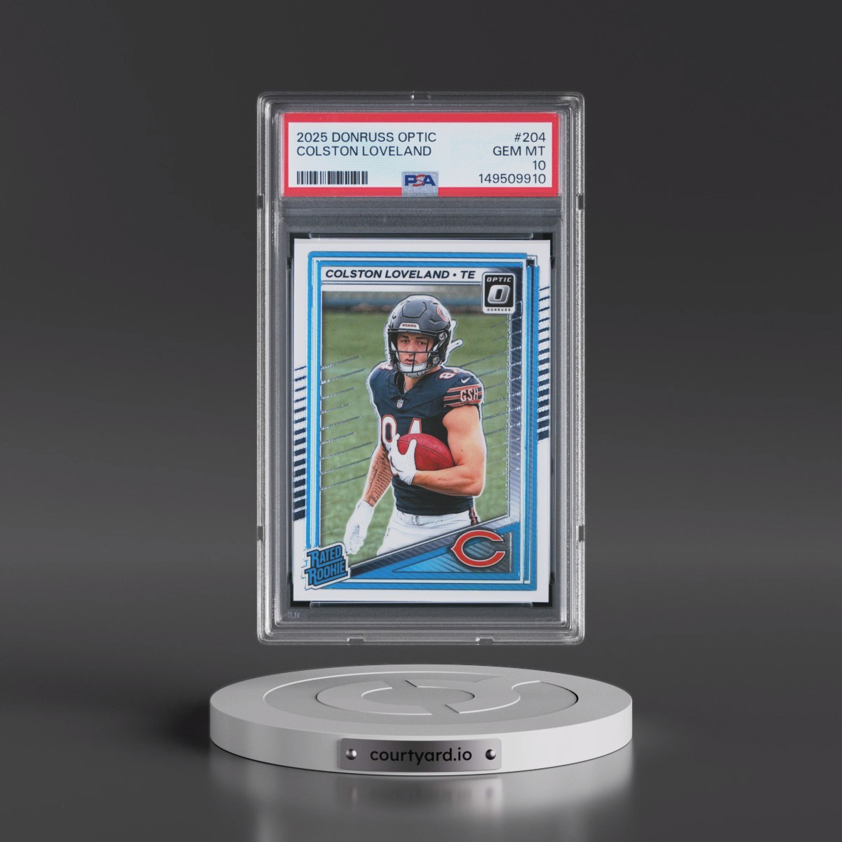 2025 Panini Donruss Optic Colston Loveland #204 PSA 10