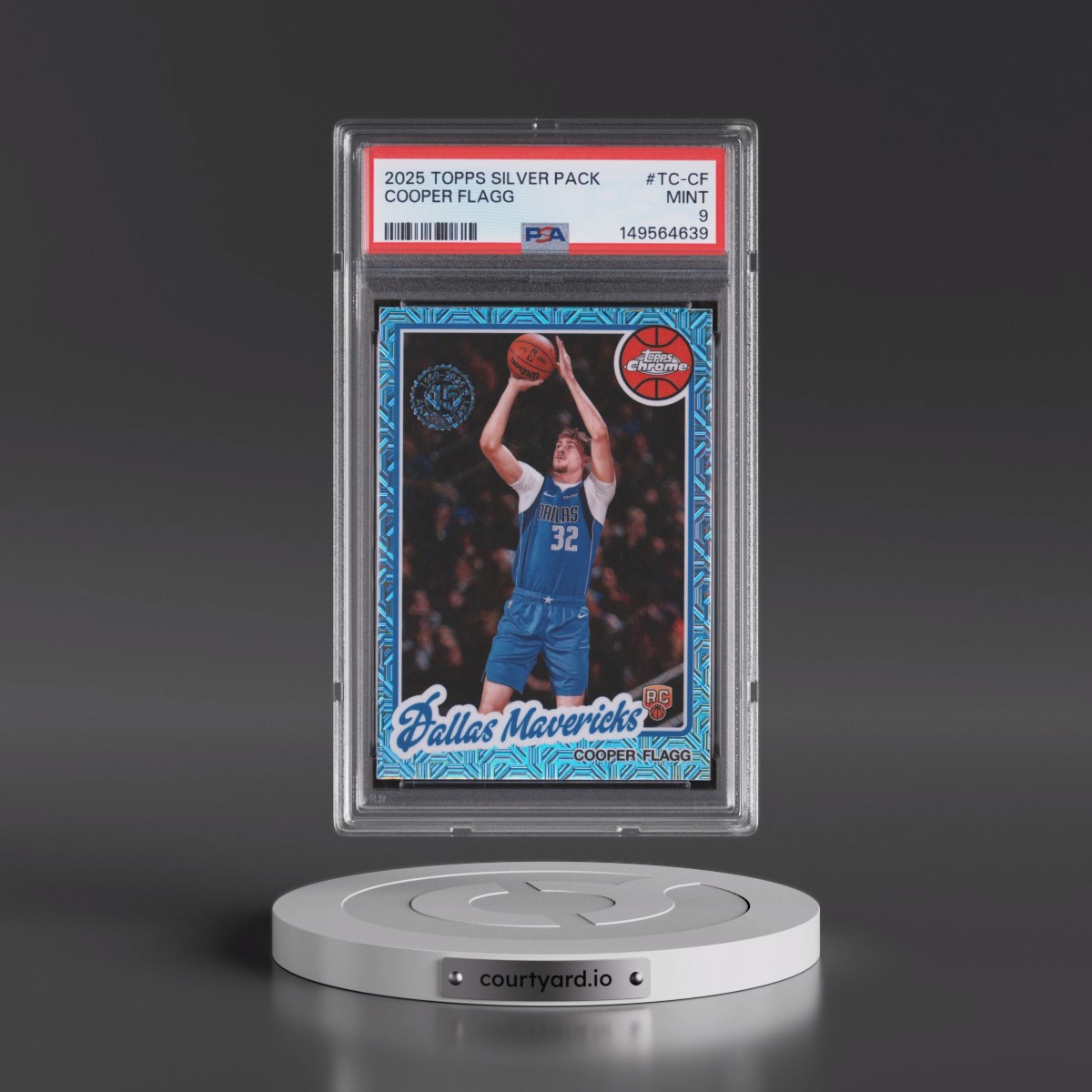 2025 Topps Silver Pack 1980-81 Topps Chrome Basketball #TC-CF Cooper Flagg (PSA 9 MINT)