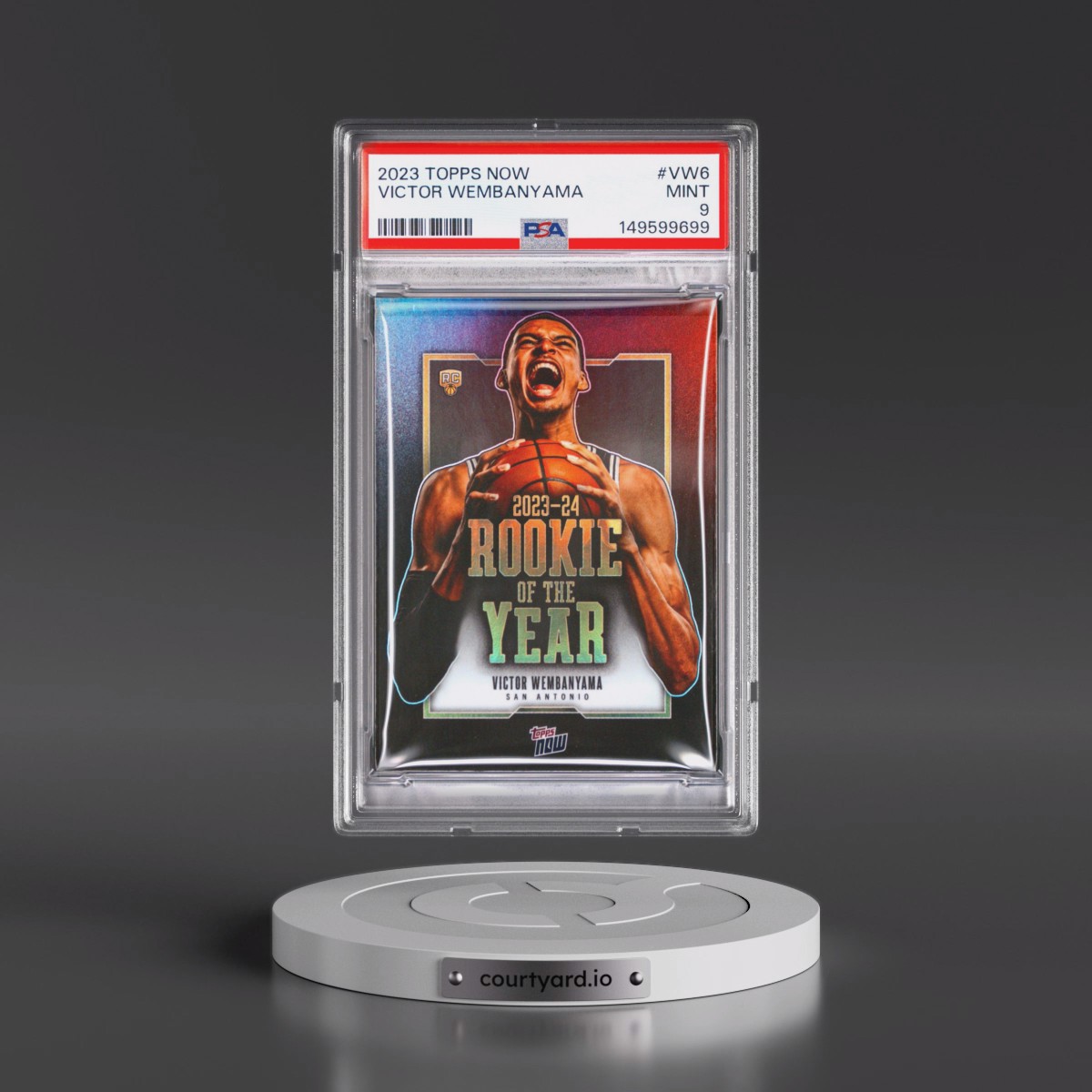 2023 Topps Now #VW6 Victor Wembanyama (PSA 9 MINT)