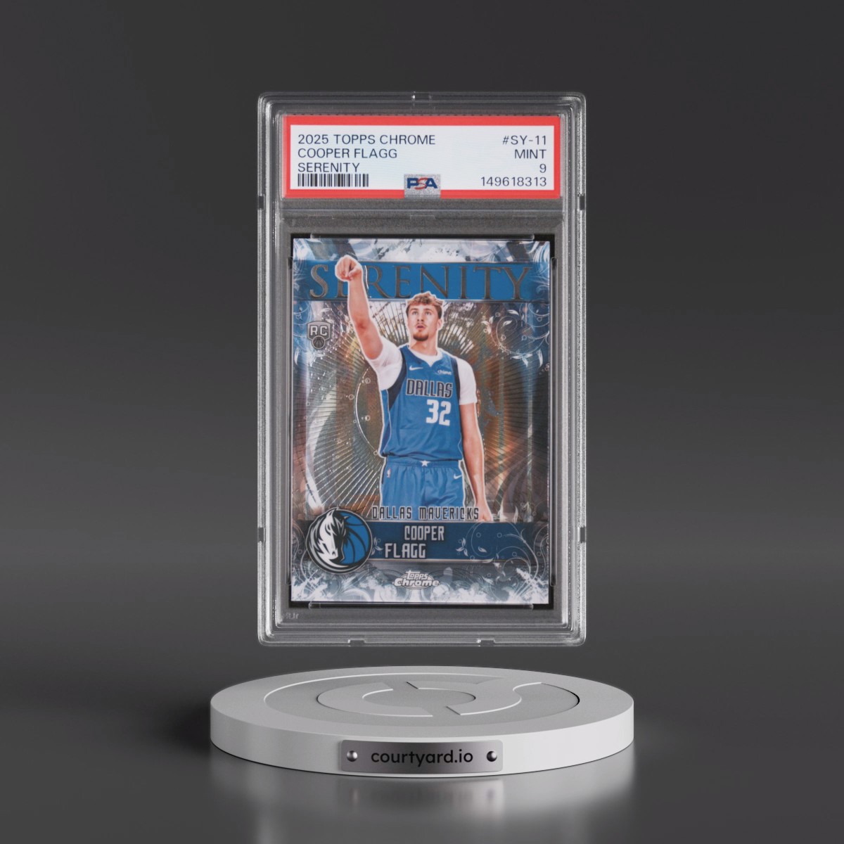2025 Topps Chrome Serenity #SY-11 Cooper Flagg (PSA 9 MINT)