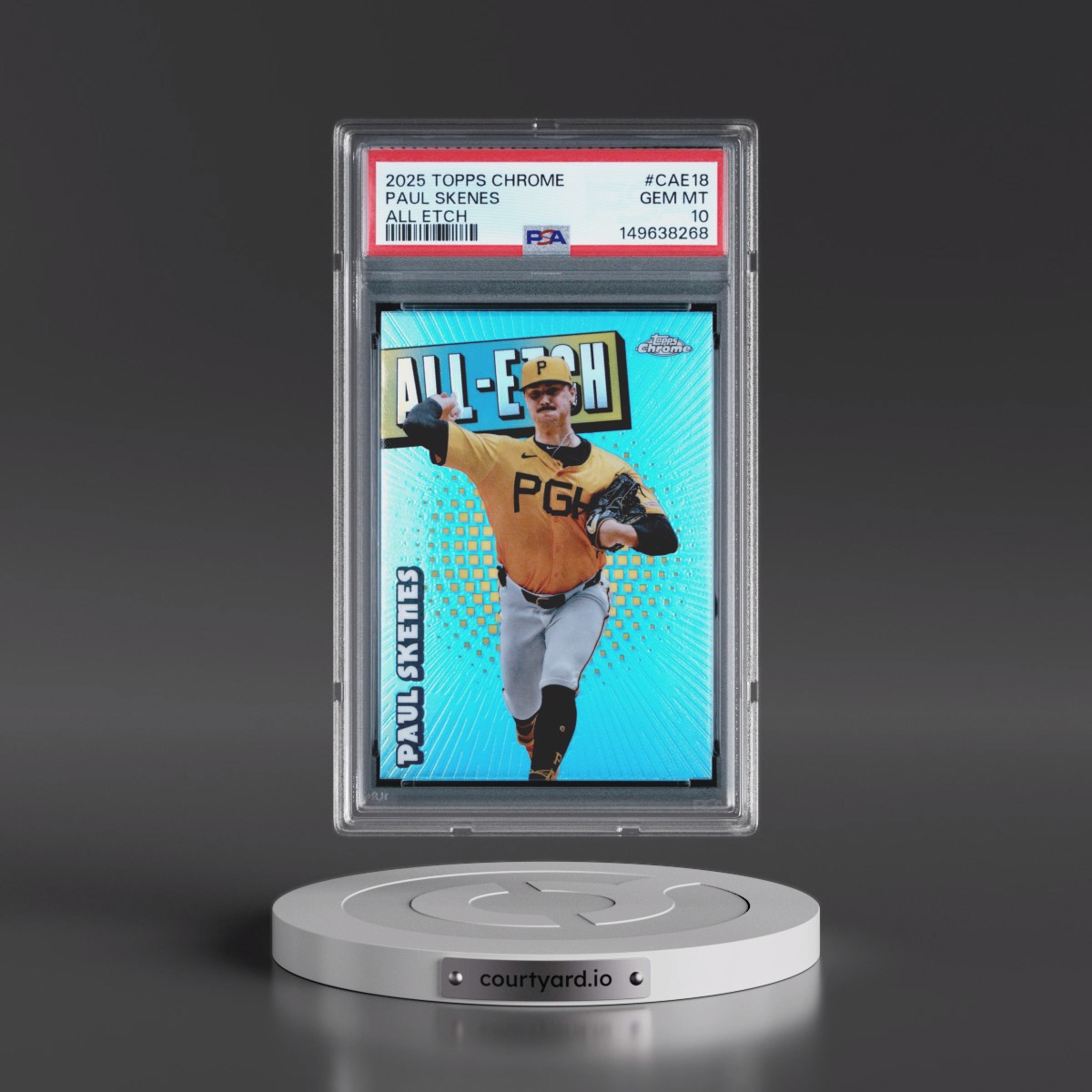 2025 Topps Chrome All Etch #CAE18 Paul Skenes (PSA 10 GEM MINT)