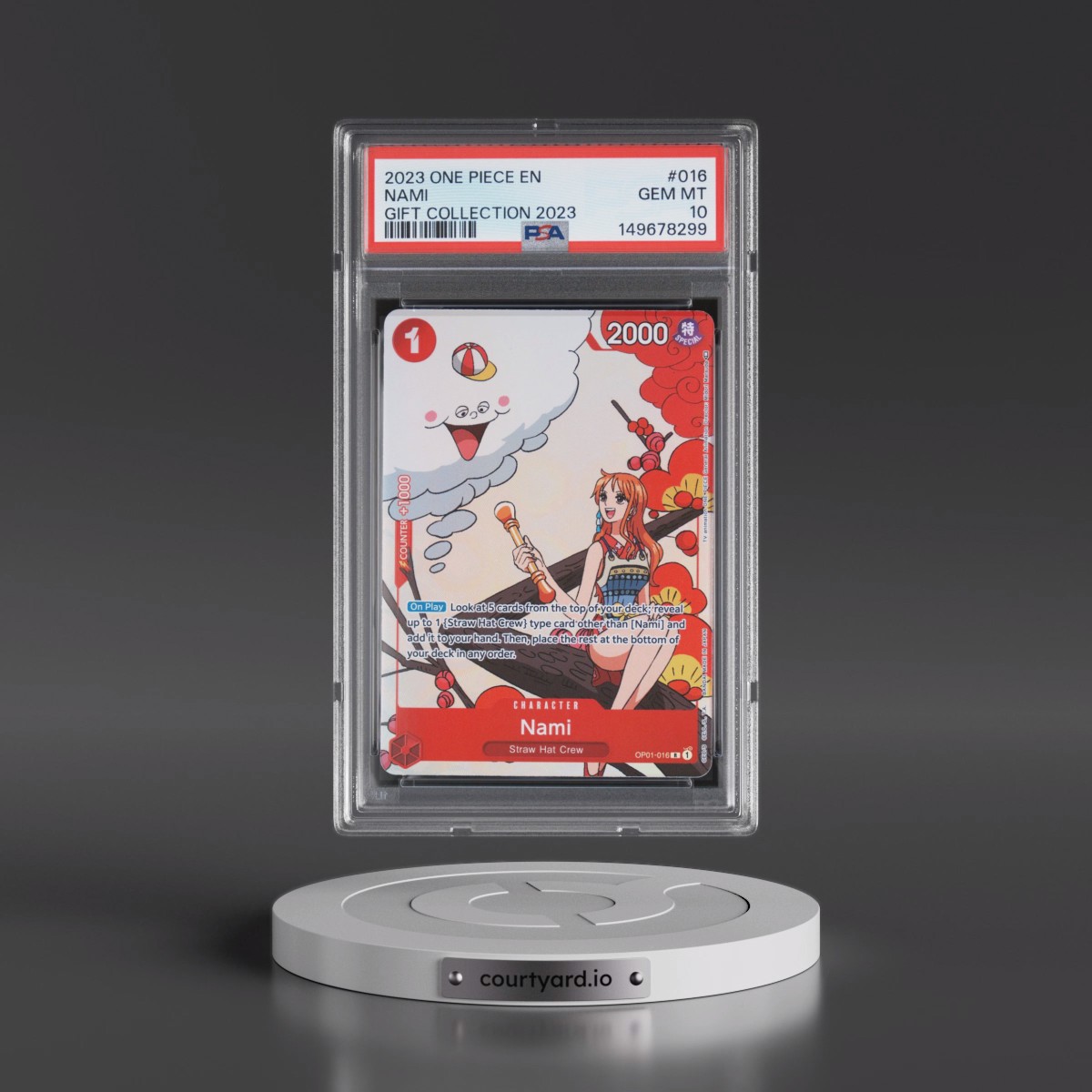 2023 One Piece Gift Collection 2023 #016 Nami (PSA 10 GEM MINT)