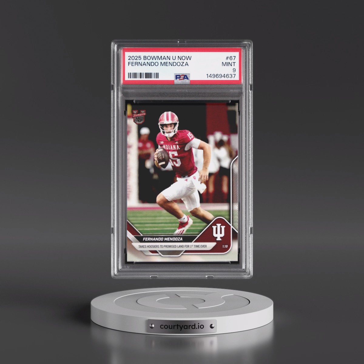 2025 Bowman U Now #67 Fernando Mendoza (PSA 9 MINT)