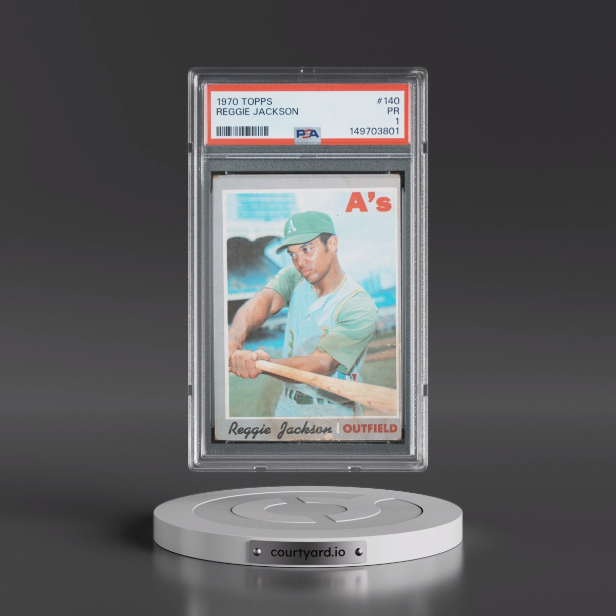 1970 Topps #140 Reggie Jackson (PSA 1 PR)