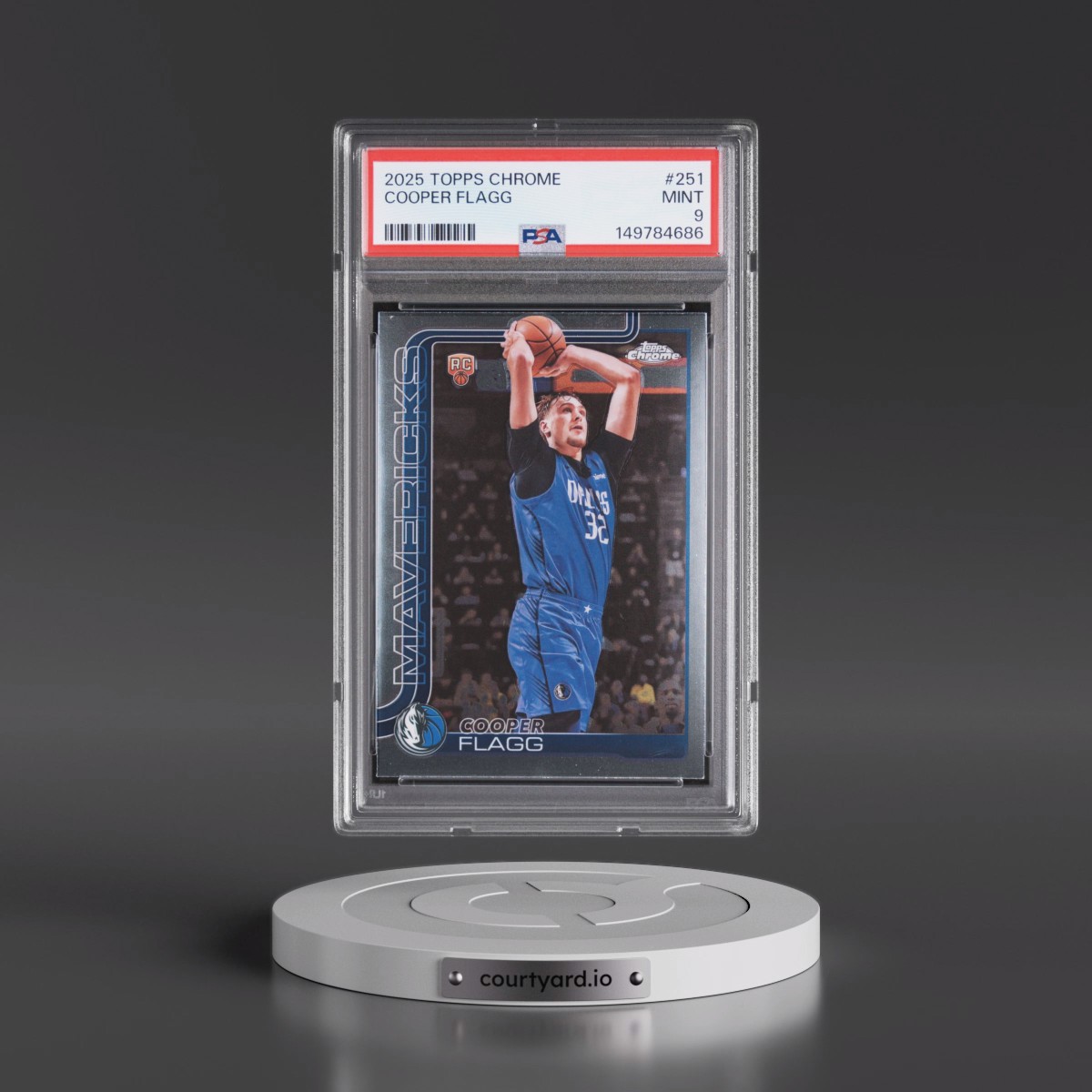2025 Topps Chrome #251 Cooper Flagg (PSA 9 MINT)