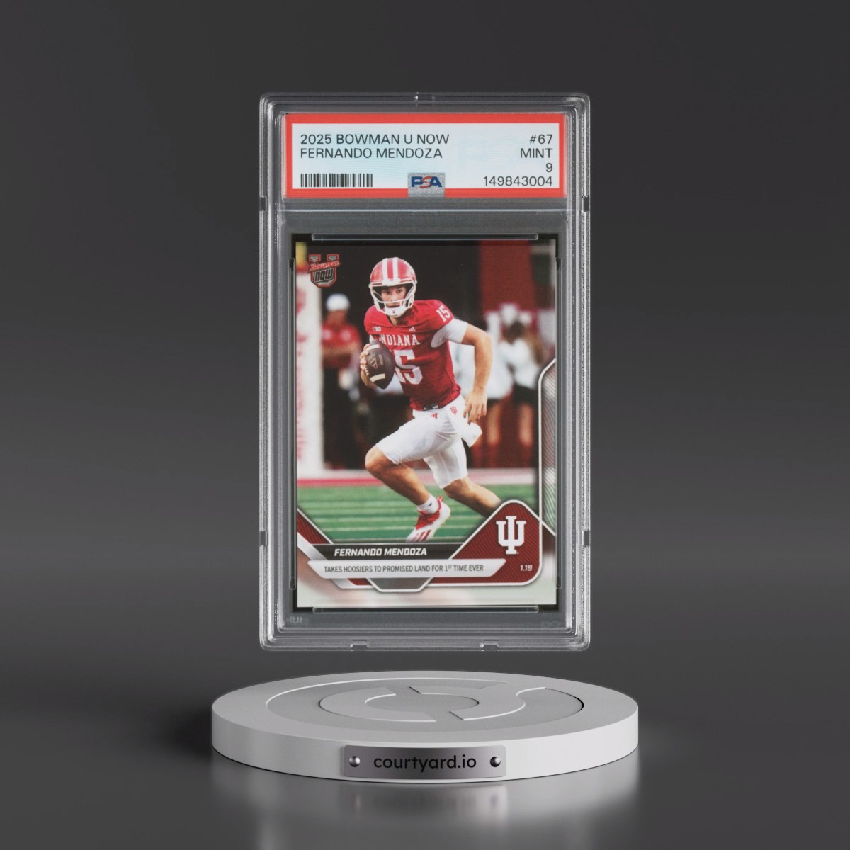 2025 Bowman U Now #67 Fernando Mendoza (PSA 9 MINT)