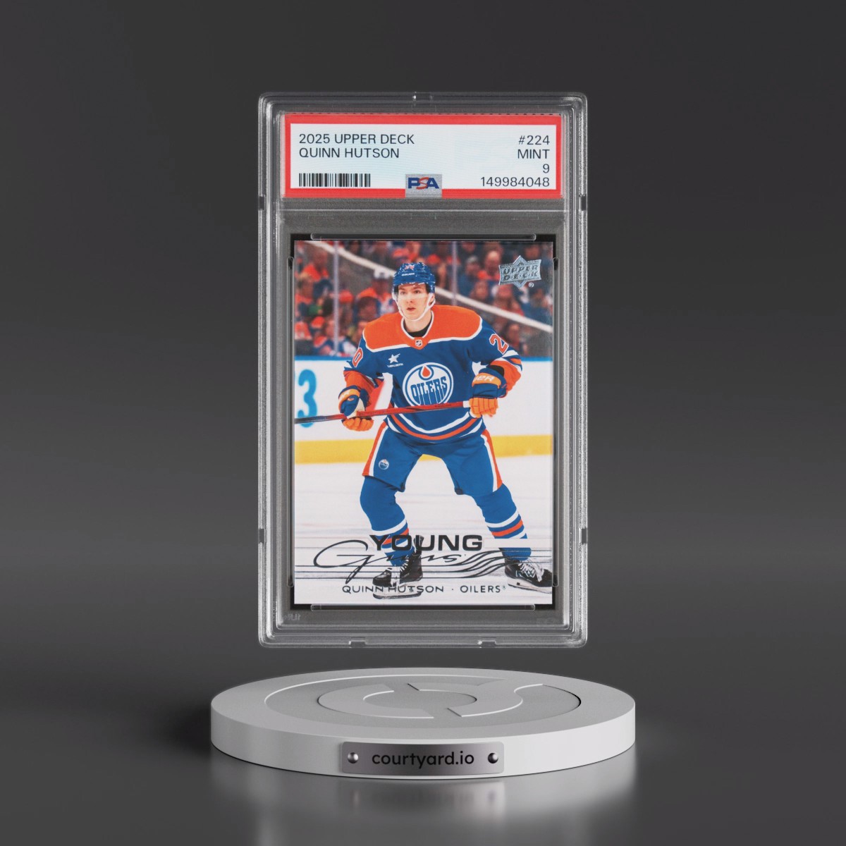 2025 Upper Deck #224 Quinn Hutson (PSA 9 MINT)