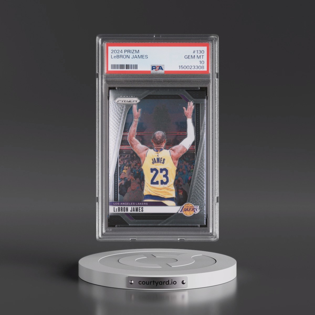 2024 Panini Prizm #130 LeBron James (PSA 10 GEM MINT)