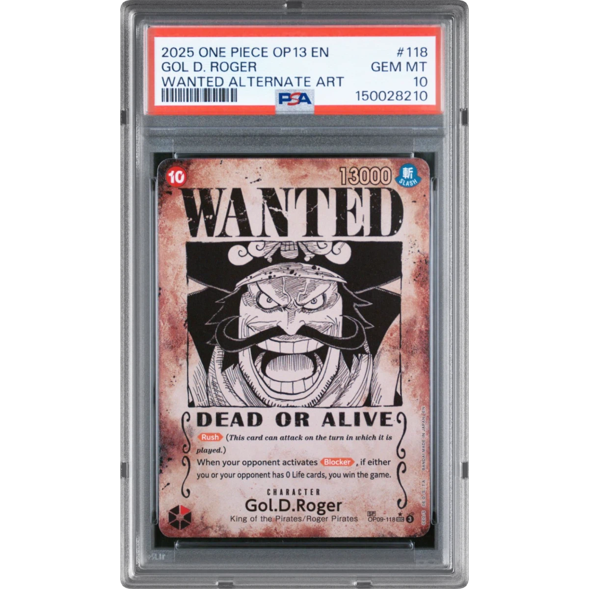 Gol D. Roger card artwork