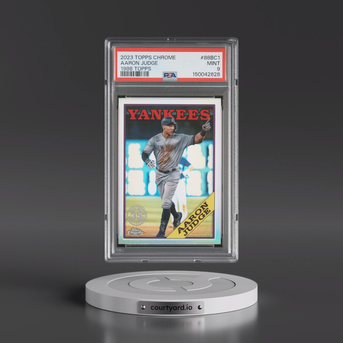 2023 Topps Chrome 1988 Topps Baseball #88BC1 Aaron Judge (PSA 9 MINT)